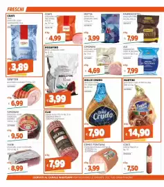 Volantino Stop&Shop Pagina 6: Motta leone d'oro prosciutto cotto €3,99, Prosciutto di Parma Martini €14,90