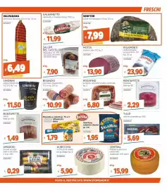 Volantino Stop&Shop Pagina 7: Salumi del Castello €7,90, MOTTA manzo cotto €13,90