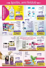PlusMarket akciós újság Oldal 4: Dove női tusfürdő €1.390,00, Colgate fogkrém €990,00