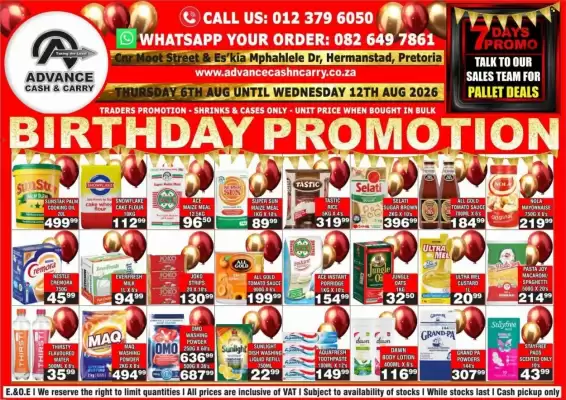 Advance Cash n Carry catalogue (valid until 12-08)