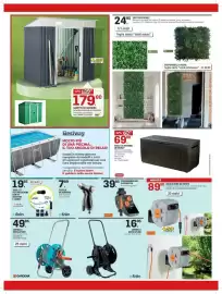 Volantino Brico OK Pagina 6: +100 UPUNTIOK -10% 19900 00 179° CASETTA DA GIARDINO in lamiera zincata e verniciata, pavimento