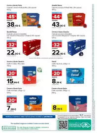 Volantino Carrefour Pagina 2: LAVAZZA crema e gusto €7,99, Crema e Gusto Forte €15,99