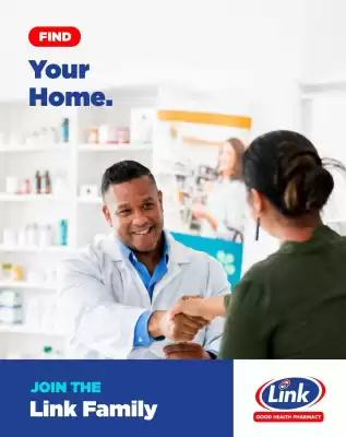 Link Pharmacy (valid until 20-08)