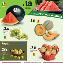 Volantino Sì con te Pagina 2: Nettarine a polpa bianca €2,49, Uva bianca senza semi €2,29
