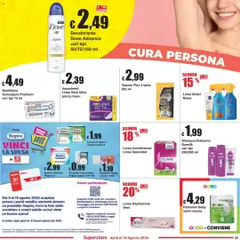 Volantino Sì con te Pagina 23: Linea incontinenza Linea Specialist, Shampoo/balsamo Sunsilk €1,99