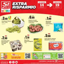 Volantino Sì con te Pagina 24: Sammontana Sorbettiera €2,99, Uva bianca Vittoria €3,49