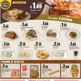 Volantino Sì con te Pagina 7: Filetto di merluzzo fritto €2,19, Focaccia €2,99