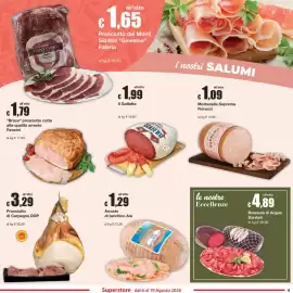Volantino Sì con te Pagina 9: Bresaola di Angus Gardani €4,89, Prosciutto di Carpegna DOP €3,29
