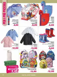 Volantino Il Gigante Pagina 10: GREMBIULE SCUOLA €13,90, ZAINETTO ASILO MITAMA SPINNY MIX BOY/GIRL €13,90