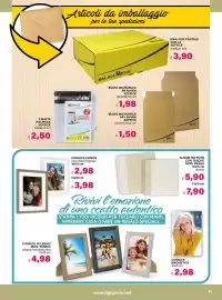 Volantino Il Gigante Pagina 11: CORNICE IN LEGNO MOD. TORINO €4,98, ALBUM 100 FOTO CON TASCHE MOD. PRAGA €5,90