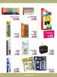 Volantino Il Gigante Pagina 13: MATITE HB STABILO SWANO FLUO €2,98, 2 TEMPERAMATITE XOFFICE €1,98