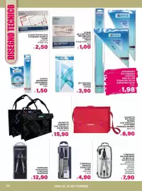 Volantino Il Gigante Pagina 24: SET DISEGNO XOoffice €3,90, Doppio Decimetro Andromeda Xoffice €1,50