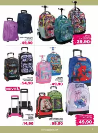 Volantino Il Gigante Pagina 3: Zaino organizzato trolley MarioKart o Minecraft €99,00, Trolley Run Maxi Mitama Mix €49,90