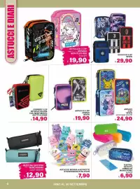 Volantino Il Gigante Pagina 6: BUSTINE, ASTUCCI, TOMBOLINI MONOCROMO €6,90, ASTUCCI 3 ZIP SEVEN €24,90