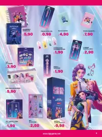 Volantino Il Gigante Pagina 9: SET CANCELLERIA €1,90, KPOP STICKER €2,50