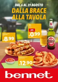Volantino Bennet Pagina 1: Birra Beck's €0,99, Spiedini di suino effe salumi €8,99