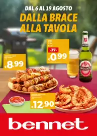 Volantino Bennet Pagina 1: Birra Beck's €0,99, Spiedini di suino effe salumi €8,99