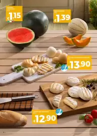 Volantino Bennet Pagina 6: Melone retato €1,39, Scamorza bianca o affumicata €13,90