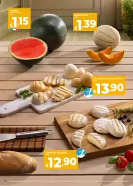 Volantino Bennet Pagina 6: Melone retato €1,39, Scamorza bianca o affumicata €13,90
