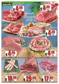 Volantino Risparmio Supermercati Pagina 4: AGNELLO STIGGHIOLA €10,99, TRONCHETTO BLACK ANGUS €29,99