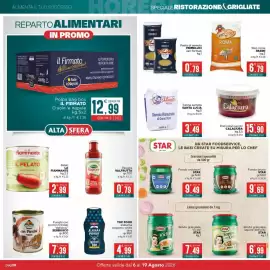 Volantino Altasfera Pagina 10: Farina semola SANTA LUCIA €3,49, Pelati LA FIAMMANTE €2,99