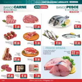 Volantino Altasfera Pagina 2: Spigola €9,99, Salmone €13,63