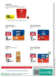 Volantino Carrefour Market Pagina 2: Capsule Lavazza compatibili €18,99, Lavazza crema e gusto espresso caffè macinato €7,99