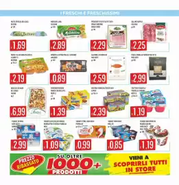 Volantino IperSisa Pagina 13: Würstel Evviva Pollo e Tacchino Amadori €0,89, Yogurt Actimel Vari Gusti Danone €2,99