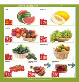 Volantino IperSisa Pagina 6: Cetrioli €1,49, Cipolla Rossa a Treccia di Tropea IGP €2,69