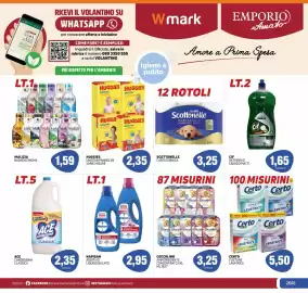 Volantino Emporio Amato Pagina 1: Napisan Additivo Liquido Bucato €2,95, ACE CANDEGGINA CLASSICA €2,35