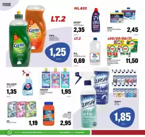 Volantino Emporio Amato Pagina 6: Fabuloso Detersivo Liquido Pavimenti €1,95, Dual Power VETRI SPRAY €1,35