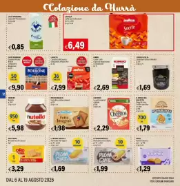 Volantino Hurrà Pagina 12: LAVAZZA Capsule Caffè Suerte €7,99, Cheerios Cereali Integrali al Miele €2,29