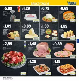 Volantino Hurrà Pagina 9: PARMACOTTO Prosciutto Cotto Alta Qualità €1,48, LATTEBUSCHE Formaggio Cremoso €0,89