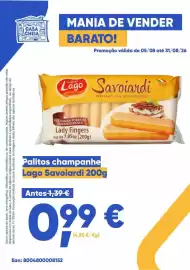 Folheto Casa Cheia Página 1: Palitos champanhe Lago Savoiardi €0,99