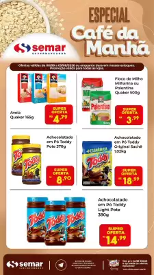 Folheto Semar Supermercado (válido até 9-08)