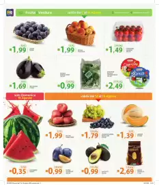 Volantino Supermercati Bruscoli Pagina 2: RUCOLA RESIDUO ZERO €0,99, UVA BIANCA/NERA SENZA SEMI €1,79