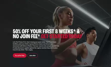Fitness First catalogue Page 1