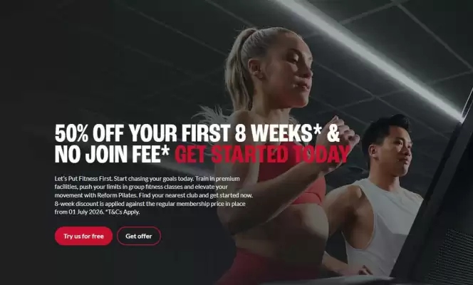 Fitness First (valid until 31-08)