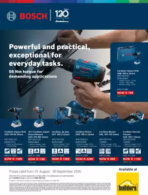 Builders Warehouse (valid until 30-09)