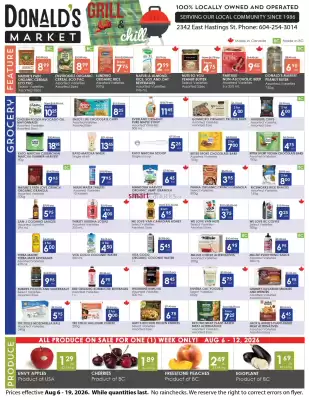 Donald's Market flyer (valid until 19-08)