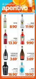 Volantino Supermercati Dok Pagina 10: LE VIE DELL'UVA prosecco treviso millesimato DOC €3,69, CAMPARI bitter €13,30