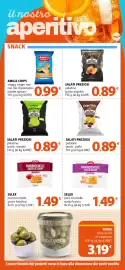 Volantino Supermercati Dok Pagina 4: Salati Preziosi patatine gusto wasabi €0,89, SALATI PREZIOSI patatine gusto pollo €0,89