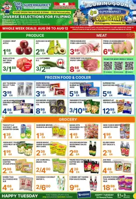 88 Supermarket flyer (valid until 12-08)