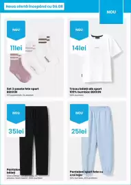 Catalog Pepco săptămâna 32 Pagină 5: Pantaloni sport fete cu croi lejer €25,00, Pantaloni băieți €35,00