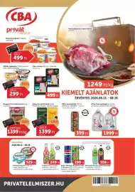 PRIVÁT akciós újság hét 33 Oldal 1: Müller tejberizs €299,00, Roppanír bundásmackó €1.399,00
