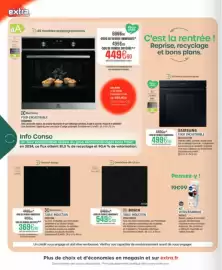 Catalogue Extra page 6: Electrolux TABLE INDUCTION €369,90, SAMSUNG FOUR ENCASTRABLE €499,90