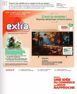 Extra (valable jusqu'au 17-10)