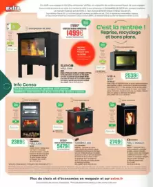 Catalogue Extra page 2: SUPRA POÊLE À BOIS €1.499,00, LACUNZA POÊLE À BOIS ALTEA €2.389,00