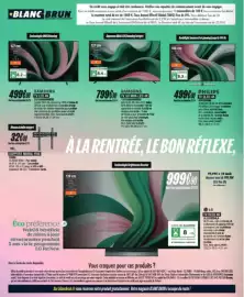 Catalogue Blanc Brun page 2: SAMSUNG TV LED 4K €499,90, SAMSUNG TV QD MINI-LED 4K €799,90
