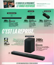Catalogue Blanc Brun page 3: PHILIPS ENCEINTE BLUETOOTH €49,99, SONY ENCEINTE BLUETOOTH €79,99